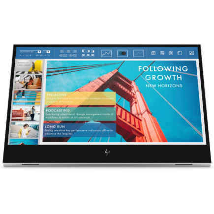 35,6cm/14'' (1920x1080) HP E14 G4 Portable 16:9 5ms USB-C Full HD Silver/Must