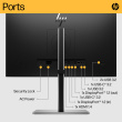 HP E24u G5 FHD Charging Monitor - 23.8