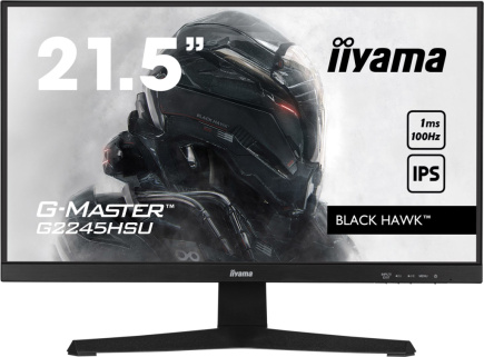 iiyama G-MASTER Get ahead with the G2245HSU Must Hawk with IPS Panel Technology and 1ms MPRT