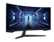 Samsung Monitor 34 inches LC34G55TWWPXEN VA 3440x1440 Ultra WQHD 21:9 cinema format 1xHDMI/1xDP 1 ms (MPRT) curved 165Hz Gaming 2 lata d2d