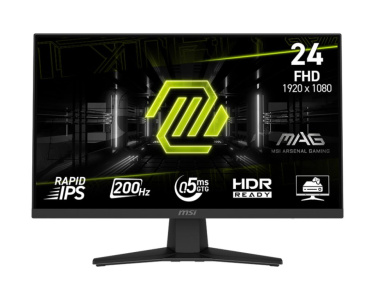 LCD Monitor|MSI|MAG 244F|23.8''|Gaming|Matte|Panel IPS|1920x1080|16:9|200Hz|0.5 ms|Colour Must|MAG244F