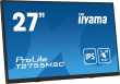 iiyama ProLite 27” Optical Bonded PCAP 10pt touchscreen monitor with IPS panel technology, edge-to-edge glass design, anti-fingerprint coating and a flexible stand