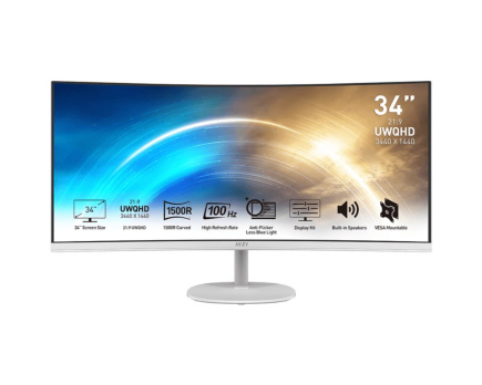 MSI Pro MP341CQ computer monitor 86.4 cm (34