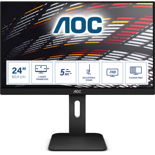 60,5cm/24'' (1920x1080) AOC 24P1 IPS 16:9 USB 5ms VGA HDMI DisplayPort Speaker FULL HD Must