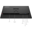 LENOVO ThinkVision T27-40 68,58cm 27Zoll IPS 16:9 1920x1080 300cd/m2 1500:1 HDMI DP VGA USB TopSeller