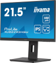 iiyama ProLite 21.5” IPS 3-side borderless monitor with USB hub, 100Hz refresh rate and height-adjustable stand