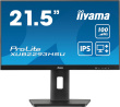 iiyama ProLite 21.5” IPS 3-side borderless monitor with USB hub, 100Hz refresh rate and height-adjustable stand