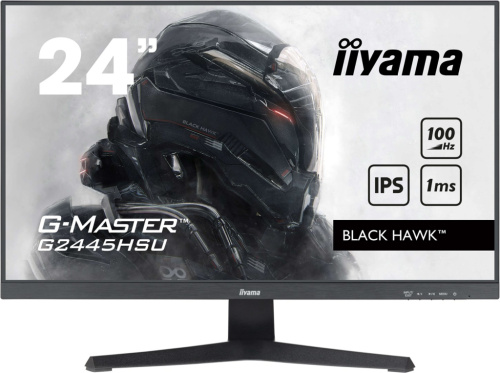 iiyama G-MASTER Get ahead with the G2445HSU Черный Hawk monitor with IPS Panel Technology and 1ms MPRT