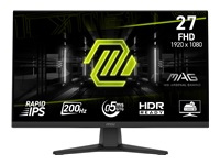MSI MAG 272F 27inch Rapid IPS FHD 16:9 200Hz 300cd/m2 0.5ms HDMI 2.0 DP 1.2a