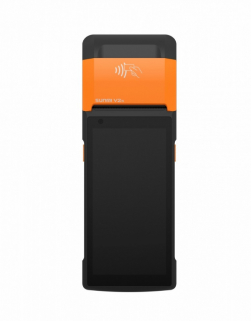 Sunmi Terminal wireless V2s, Android 11, 2/16 GB, 5+2 MP camera, micro SD, 4G, 2 SAM, Label & NFC