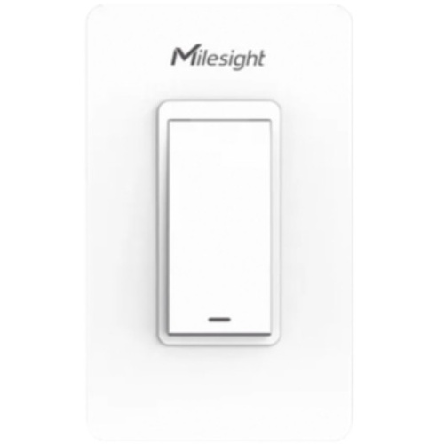 IoT Milesight Wall Switch LoRaWAN 2-wire 1 button