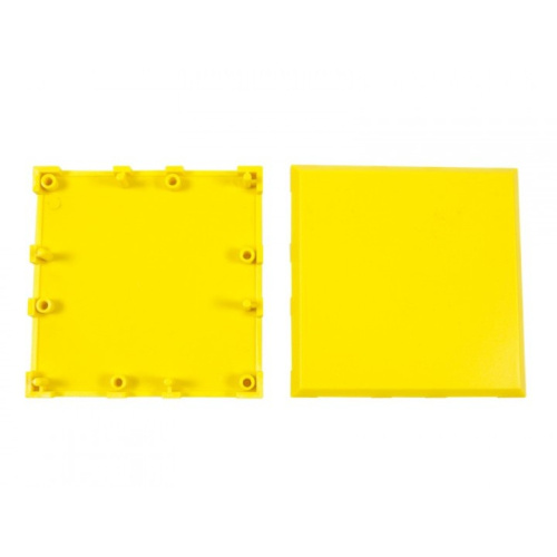 ALLNET BrickRknowledge Kunststoffschale 2x2 gelb oben und unten 10er Pack
