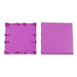 ALLNET BrickRknowledge Kunststoffschale 2x2 violett oben und unten 10er Pack
