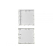 ALLNET BrickRknowledge Kunststoffschale 2x2 transparent oben und unten 10er Pack