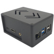 ALLNET Radxa Rock 3A - professionelles Aluminium Gehäuse ecoPI PRO HP, schwarz