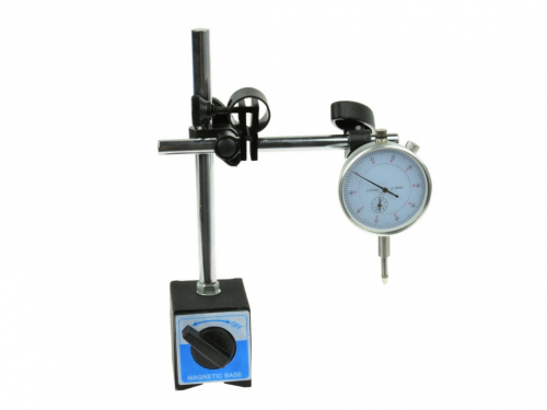 DIAL INDICATOR 10/0.01mm + MAGNETIC TRIPOD /GEKO