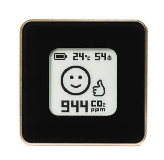 AIRVALENT AIRV-ELEG digital weather station Black, Gold Battery