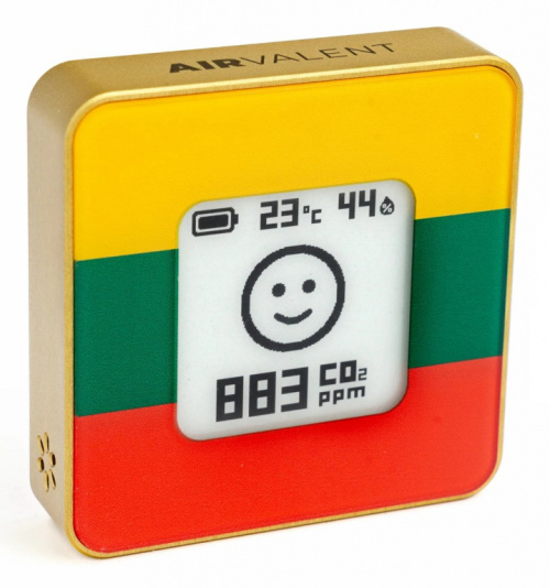 AIRVALENT AIRV-FLLT air quality meter Yellow