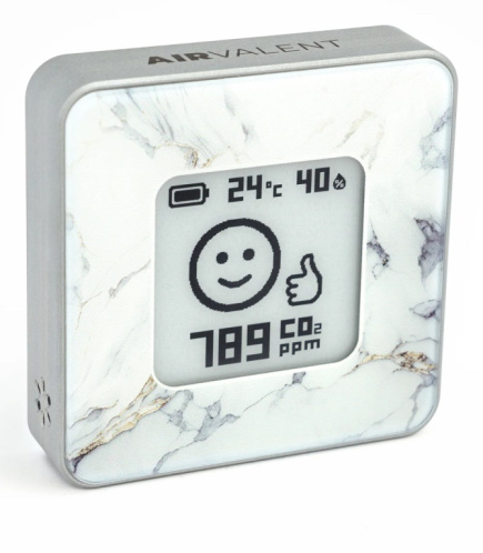 AIRVALENT AIRV-MARB air quality meter White