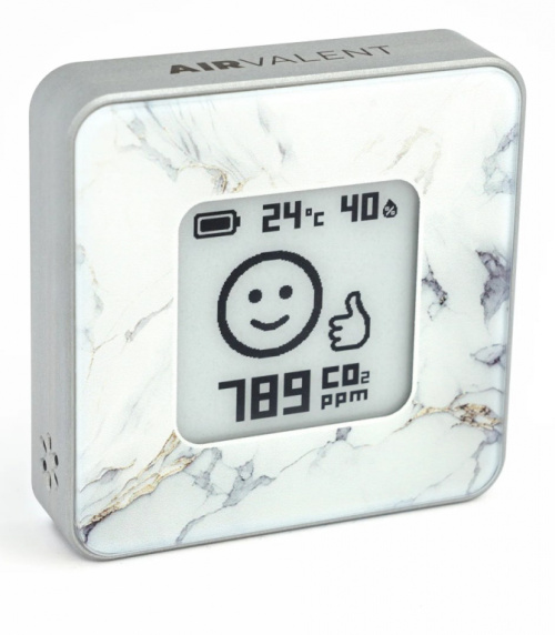AIRVALENT AIRV-MARB air quality meter White