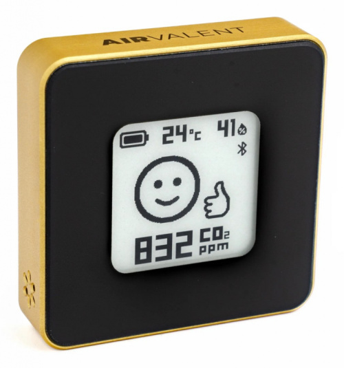 AIRVALENT AIRV-ELEG air quality meter Black