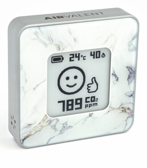 AIRVALENT AIRV-MARB air quality meter White