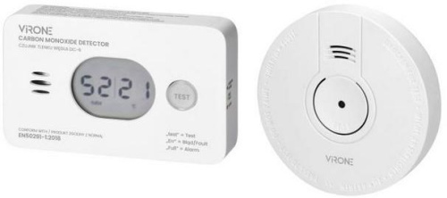 ORNO SMOKE + CARBON MONOXIDE DETECTOR SET DC-7