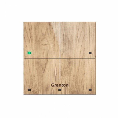 GRENTON TOUCH PANEL/ 4 TOUCH FIELDS/ TF-BUS/ LIGHT WOODEN FRONT