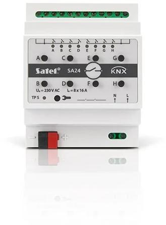 SATEL KNX 8-channel switching actuator KNX-SA24