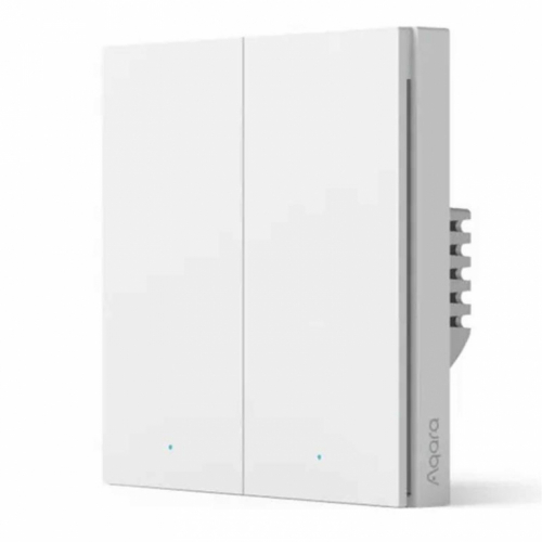 Aqara Smart Wall Switch H1, koos neutraaliga, 2 lülitit - Nutikas seinalüliti / WS-EUK04