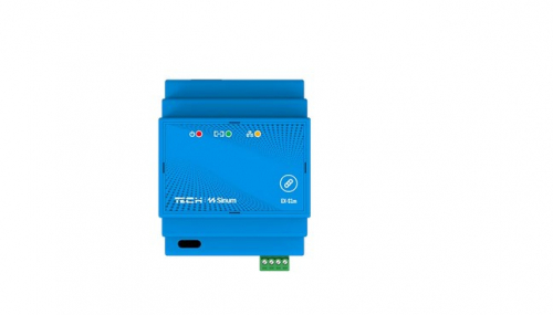 Wired extender for DIN rail blue EX-S1M Tech Controllers