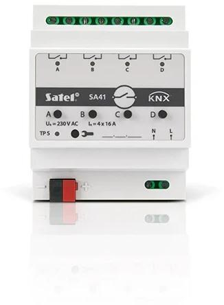 SATEL KNX 4-channel switching actuator KNX-SA41