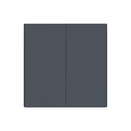 Aqara Smart Wall Switch H1, ilma neutraalita, 2 lülitit, hall - Nutikas seinalüliti / WS-EUK02G