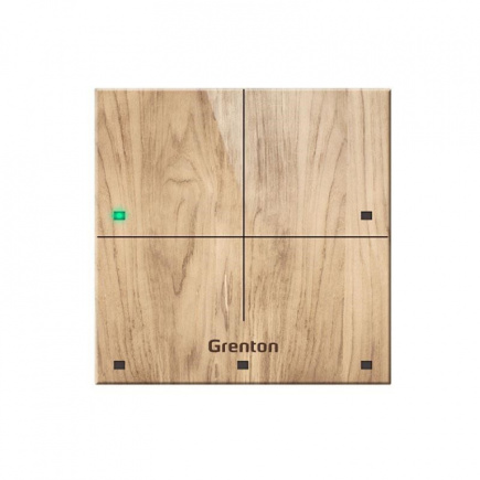 GRENTON TOUCH PANEL/ 4 TOUCH FIELDS/ TF-BUS/ LIGHT WOODEN FRONT