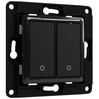 Shelly Accessories ''Wall Switch 2'' Wandtaster 2-fach Schwarz
