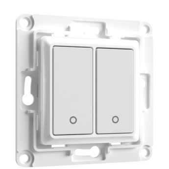Shelly Accessories ''Wall Switch 2'' Wandtaster 2-fach Weiß