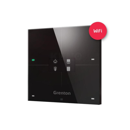 GRENTON SMART PANEL/ 4 TOUCH AREA/ OLED DISPLAY/ WI-FI/ Must GLASS FRONT