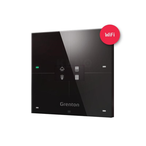 GRENTON SMART PANEL/ 4 TOUCH AREA/ OLED DISPLAY/ WI-FI/ Must GLASS FRONT
