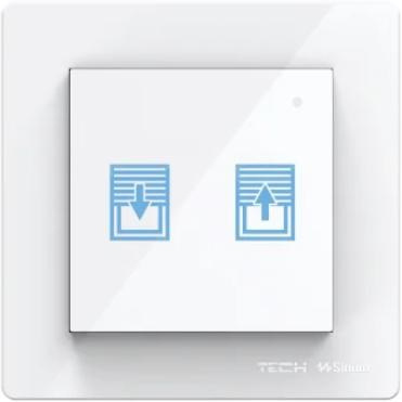 Wired roller blind switch Valge FZ-02M Tech Controllers