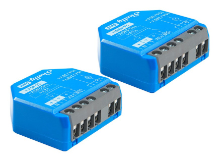 SHELLY 1 Gen4 Smart switch Blue 2 pcs
