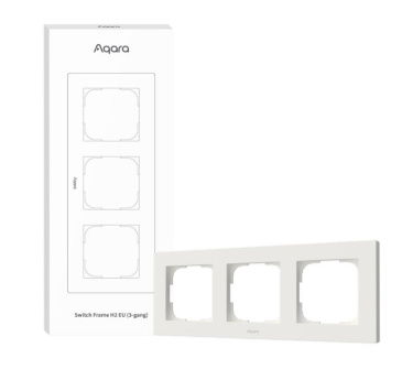 SMART SWITCH FRAME H2 (3-GANG)/WHITE FE-X02D-W AQARA