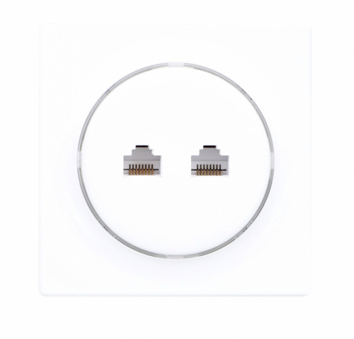 Fibaro Walli N socket-outlet 2 x RJ-45 White