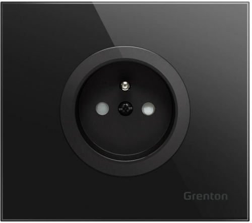 Socket type F SOCKET black Grenton