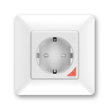 Extralink Smart Life Wall Socket Set Pro | Smart Socket + Frame Set | Color: White, 230V, WiFi