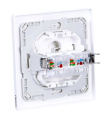 Fibaro Walli N socket-outlet 2 x RJ-45 Valge