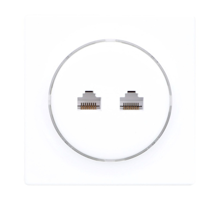 Fibaro Walli N socket-outlet 2 x RJ-45 Valge Fibaro Walli N socket-outlet 2 x RJ-45 Valge