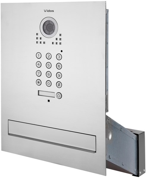 VIDOS S561D-SKM letterbox with built-in video intercom