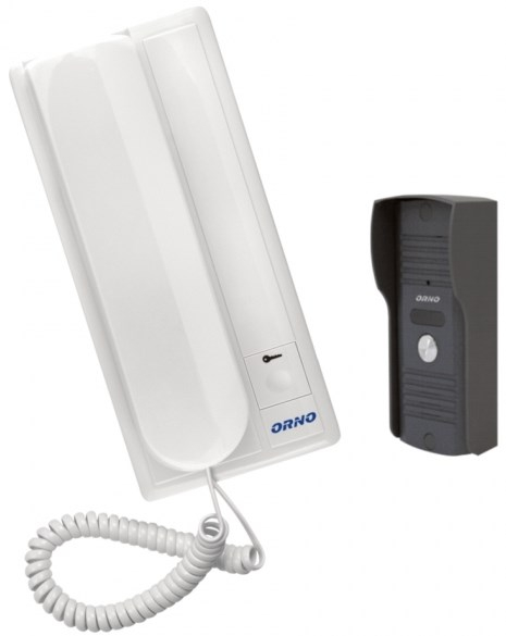 ORNO SINGLE-FAMILY INTERCOM SET ENSIS VANDAL-PROOF