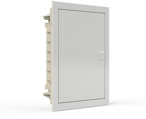 PLASTIC INSTALLATION ENCLOSURE WITH METAL DOOR, FLUSH-MOUNTED, IP40, 1 ROW, 12 NOARK PMF 12 107101 MODULES