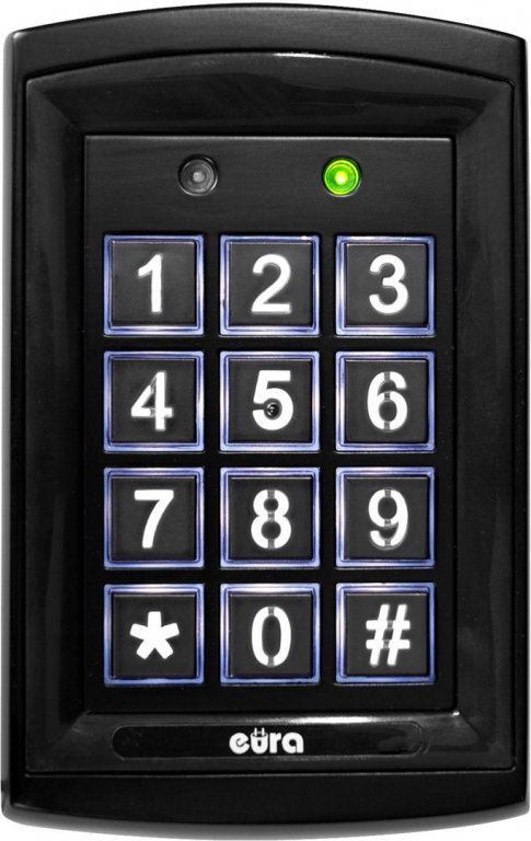 Black combination lock EURA AC-20C7